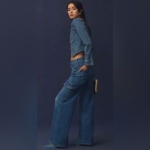MOTHER Jeans - The Undercover Cargo Sneak - Opposites Attract | NEW | Authentic